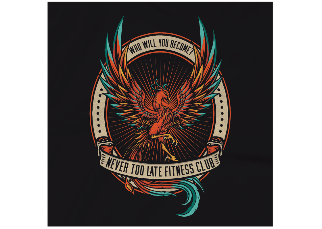 Phoenix screen printed t-shirt (unisex in black)