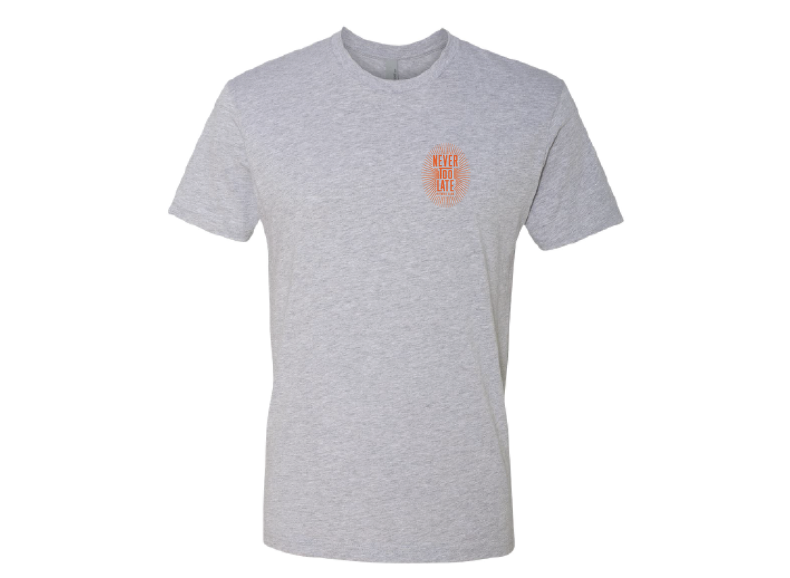 Runner short sleeve t-shirt (unisex in heather grey)